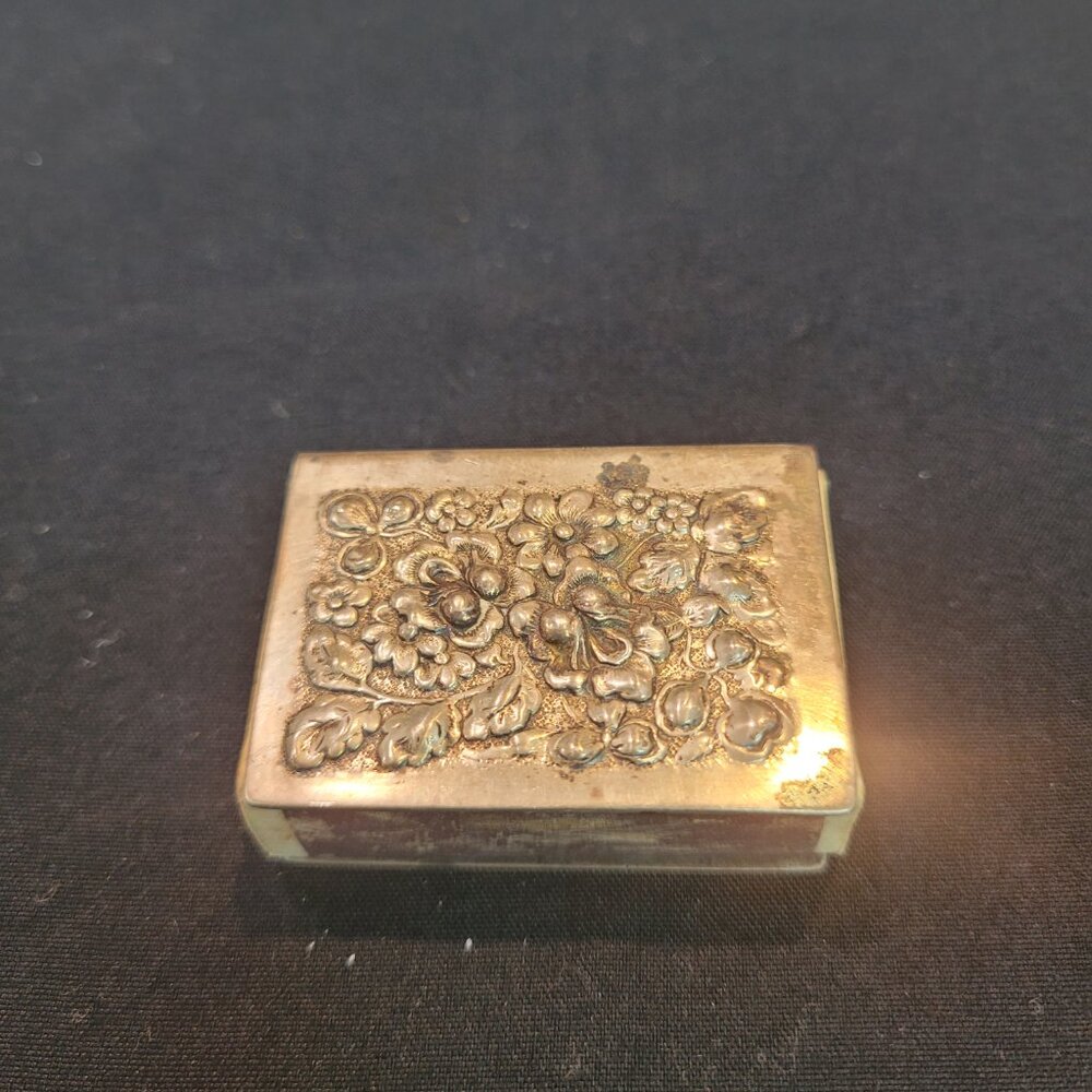 Antique Sterling Matchbook Cover